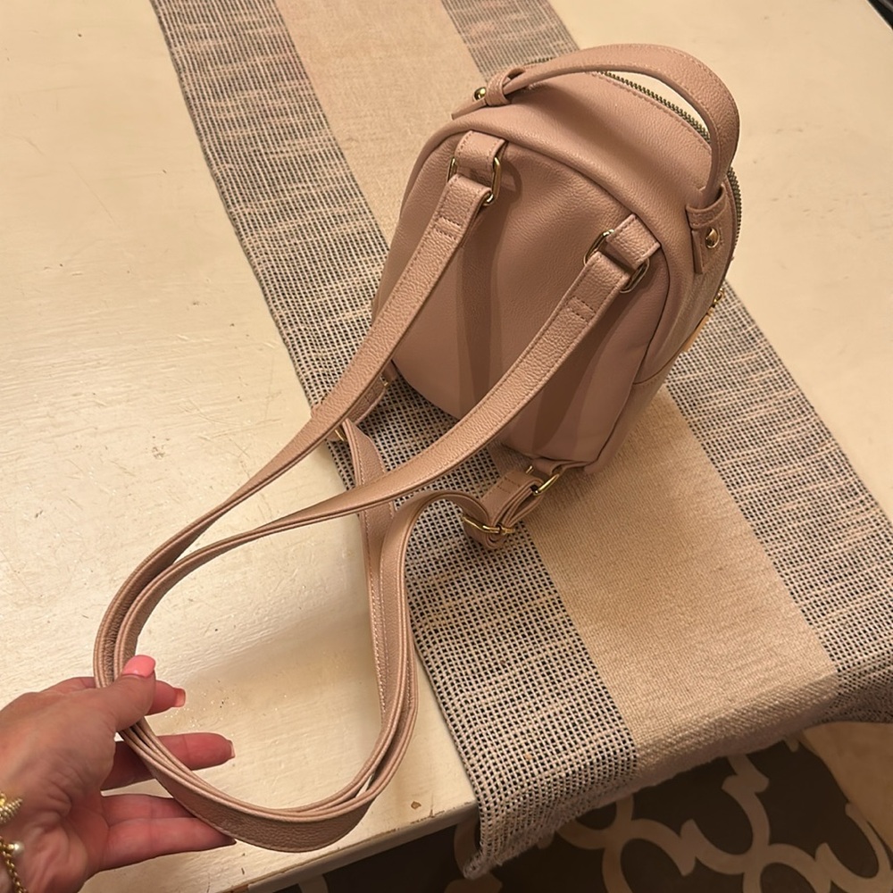 Pink Quilted Mini Backpack - Picture 2 of 6